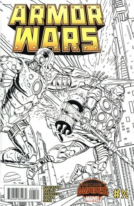 Armor Wars #1/2 - Exclusive Toys R' Us Sketch Variant