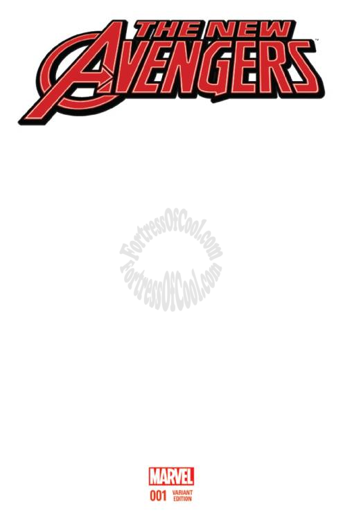 NEW AVENGERS #1 BLANK VARIANT