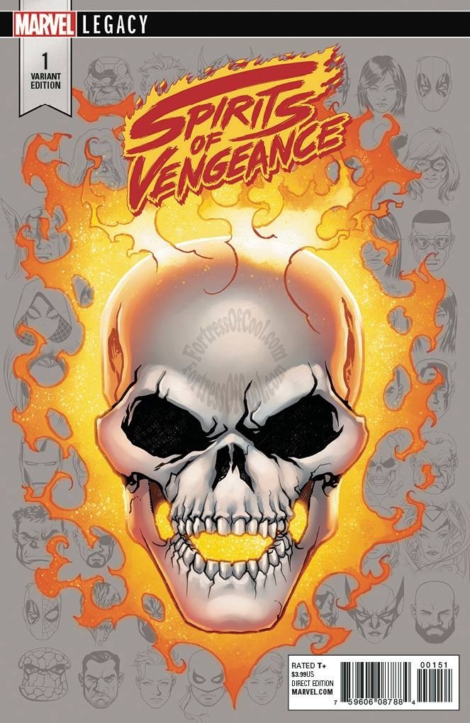 SPIRITS OF VENGEANCE #1 (OF 5) MCKONE LEGACY HEADSHOT VARIANT LE