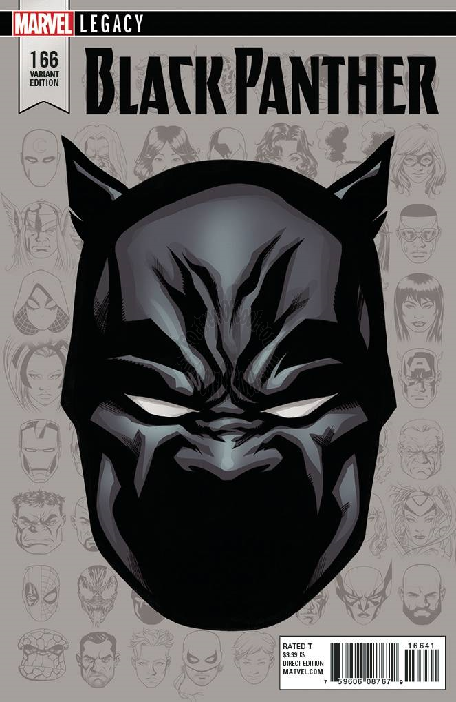 BLACK PANTHER #166 MCKONE LEGACY HEADSHOT VARIANT LEGACY