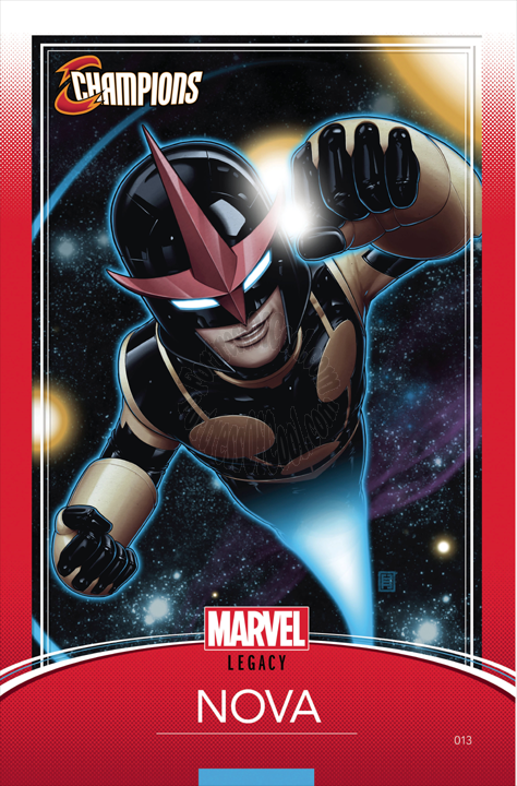 CHAMPIONS #13 CHRISTOPHER TRADING CARD VARIANT LEGACY