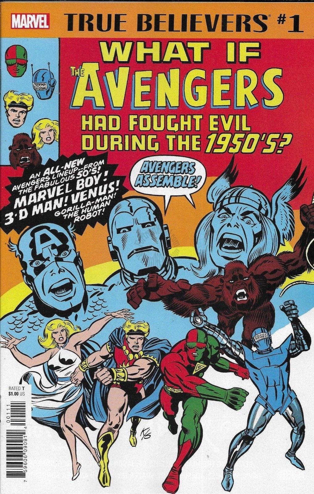TRUE BELIEVERS WHAT IF AVENGERS FOUGHT EVIL DURING 1950S #1