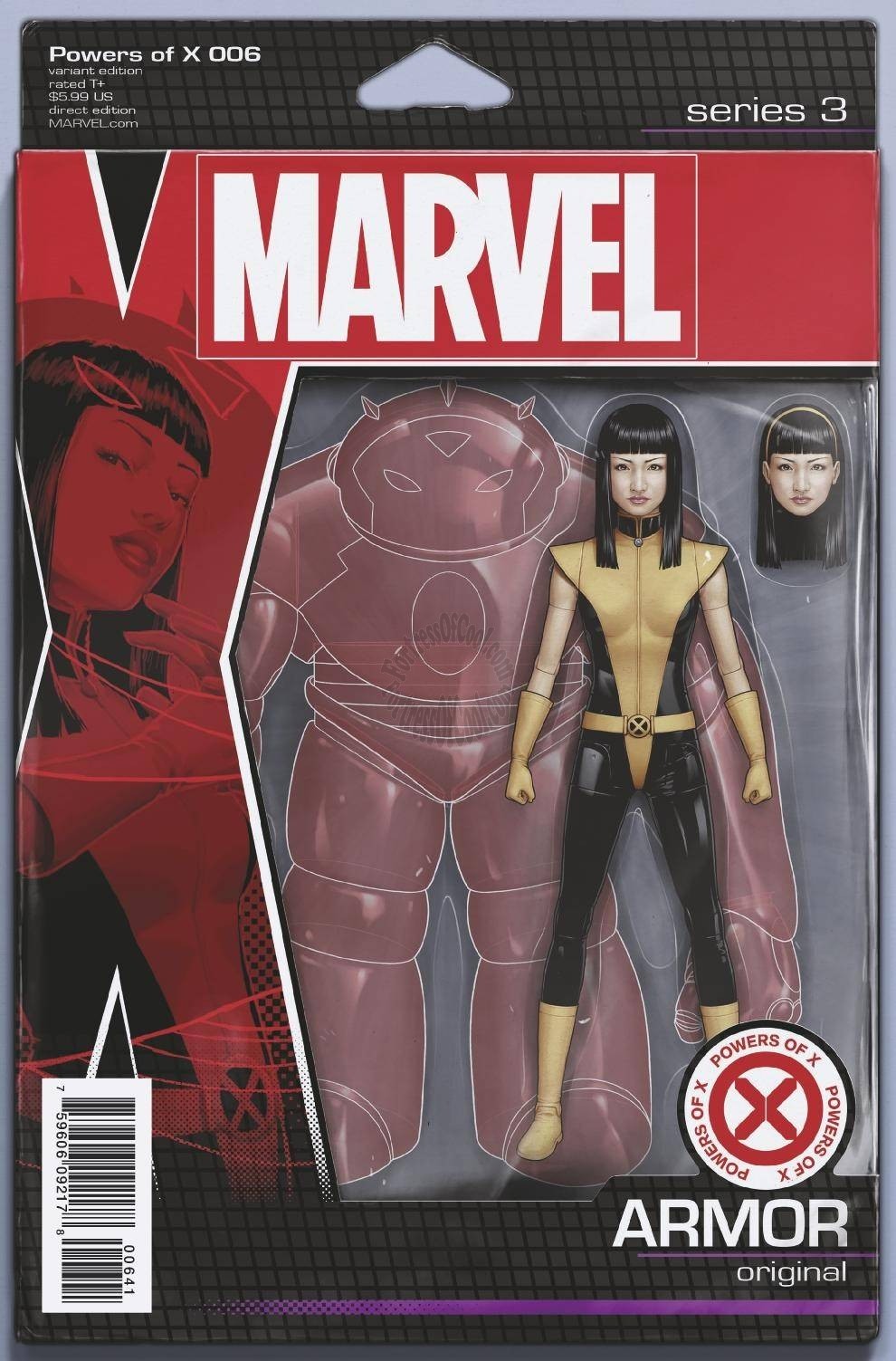 POWERS OF X #6 (OF 6) CHRISTOPHER ACTION FIGURE VARIANT