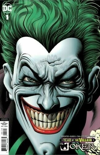 JOKER YEAR OF THE VILLAIN #1 BOLLAND RETAILER INCENTIVE