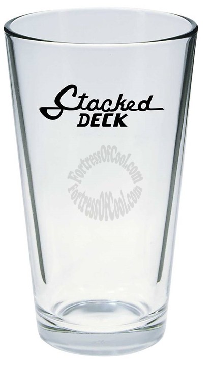 BATMAN THE ANIMATED SERIES STACKED DECK PINT GLASS