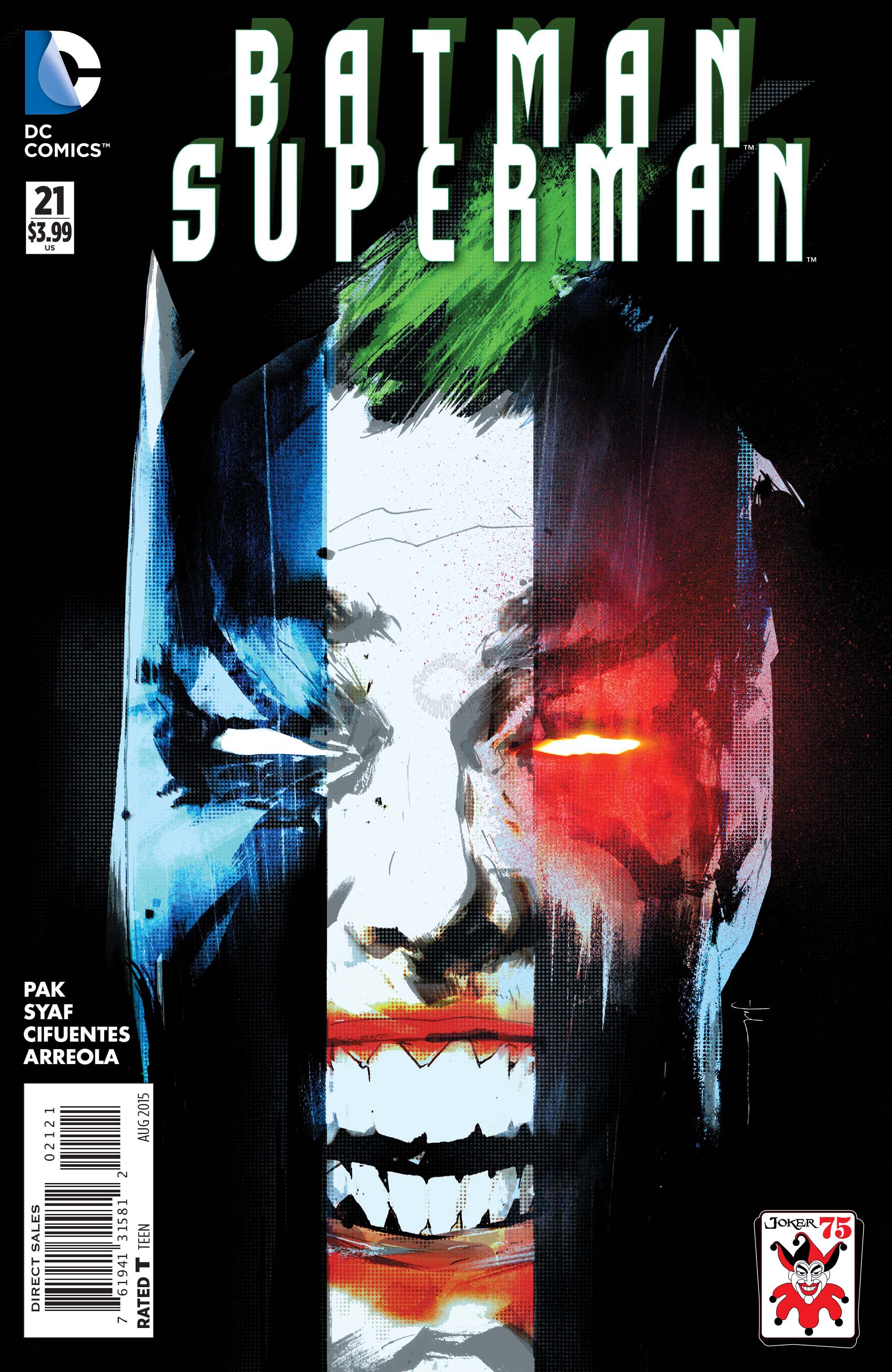 BATMAN SUPERMAN #21 THE JOKER VARIANT EDITION