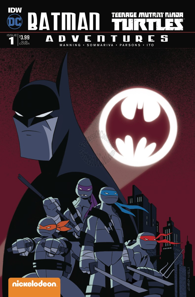 BATMAN TMNT ADVENTURES #1 SUB COVER