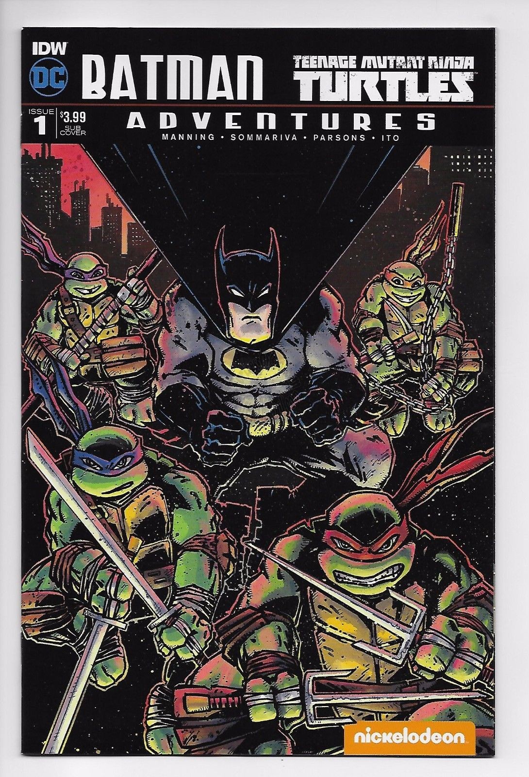 BATMAN TMNT ADVENTURES #1 SUB COVER