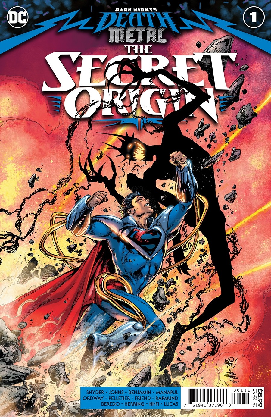 DARK NIGHTS DEATH METAL THE SECRET ORIGIN #1 (ONE SHOT) CVR A IVAN REIS & JOE PRADO