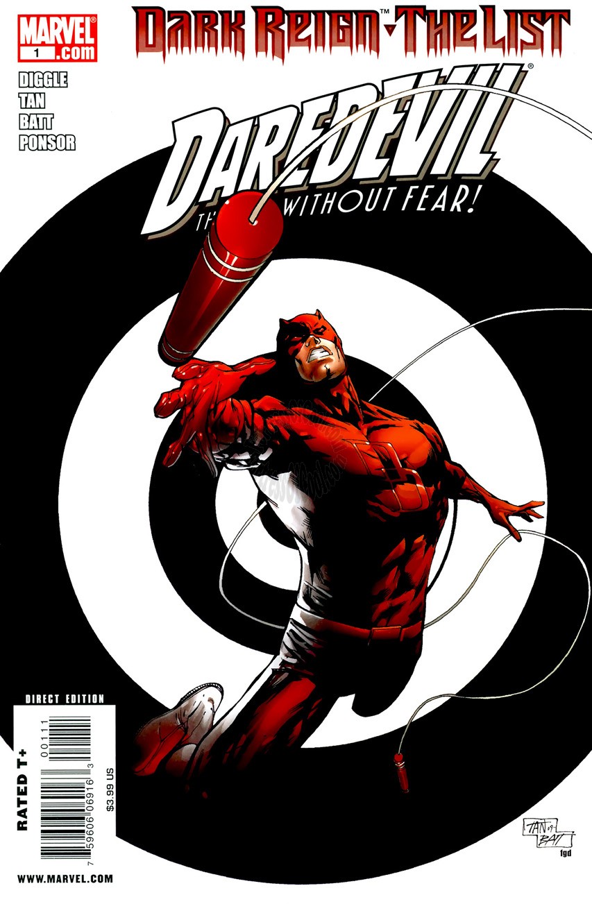 DAREDEVIL #1 DARK REIGN THE LIST