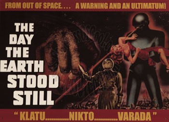 Day the Earth Stood Still Metal/Tin Sign