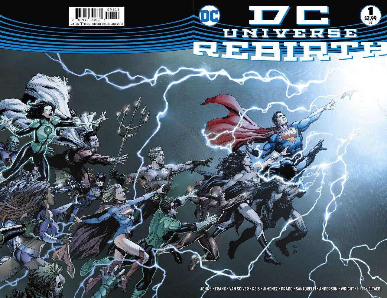 DC Universe Rebirth #1 (Second Printing)