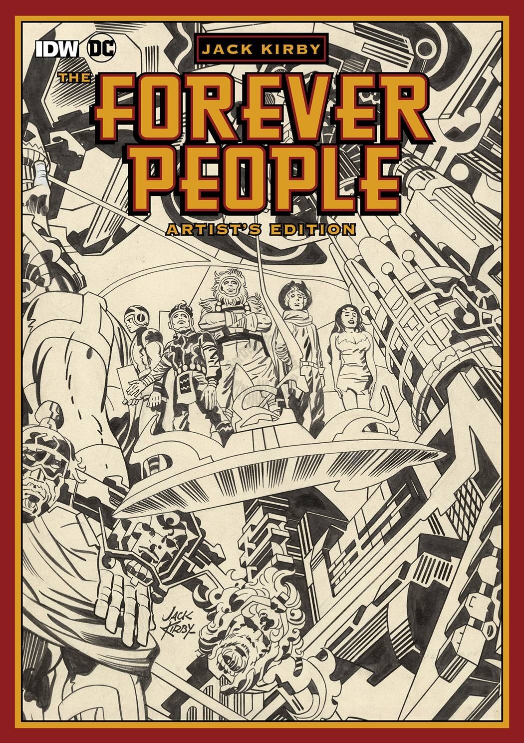 JACK KIRBY FOREVER PEOPLE ARTIST ED HC (Oversized)