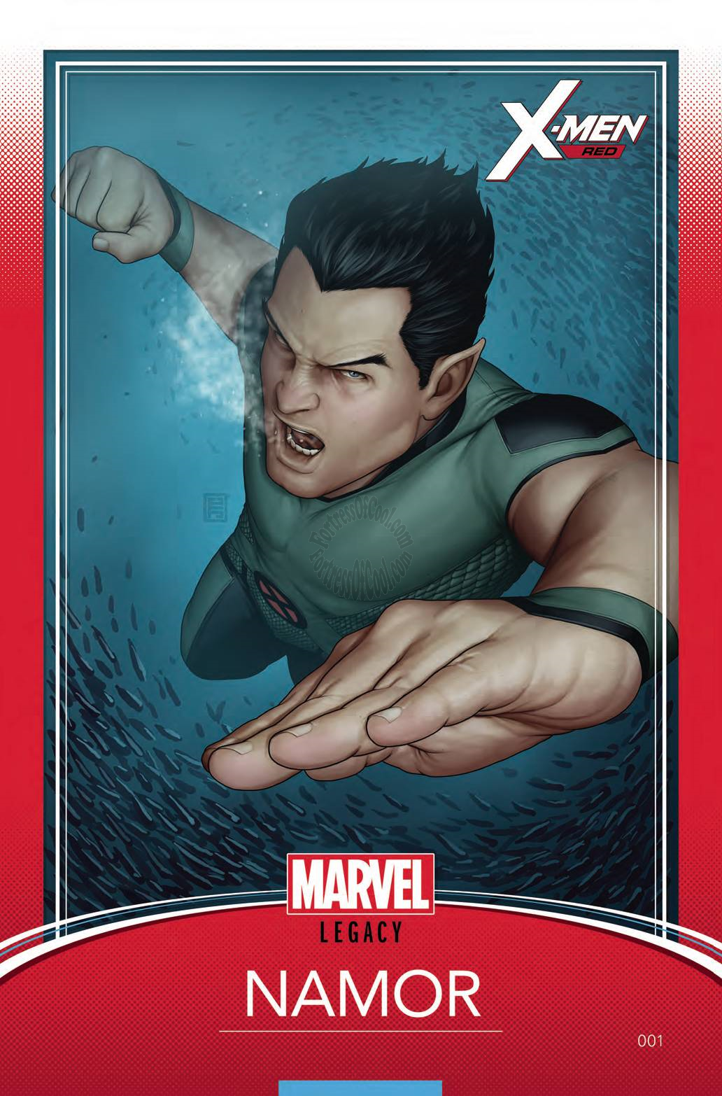 X-MEN RED #1 CHRISTOPHER TRADING CARD VARIANT LEGACY