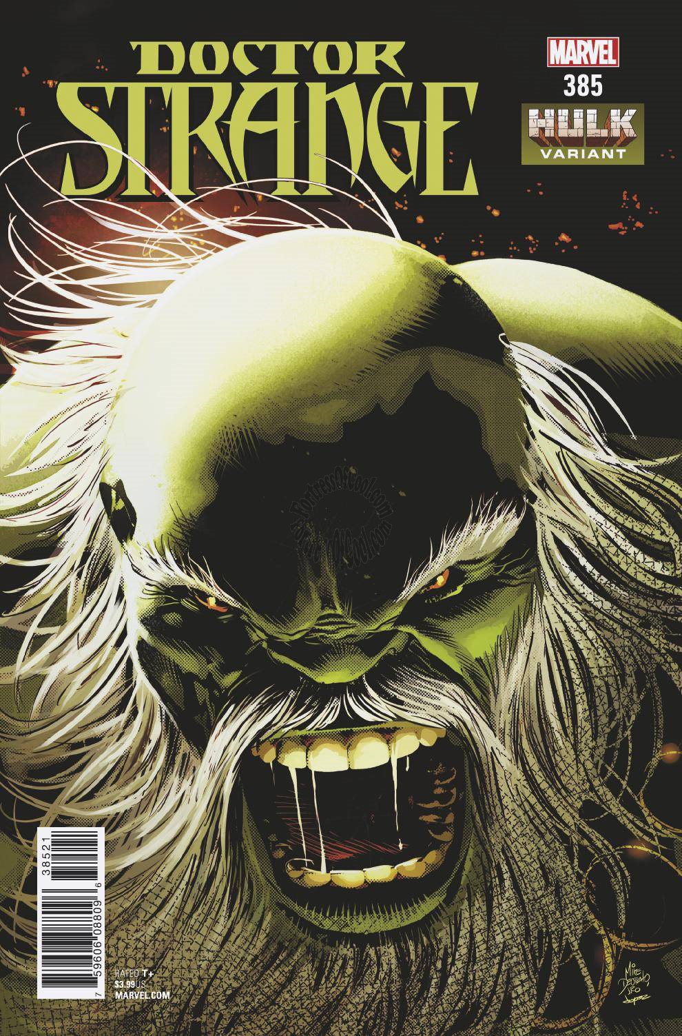 DOCTOR STRANGE #385 DEODATO JR HULK VARIANT LEGACY