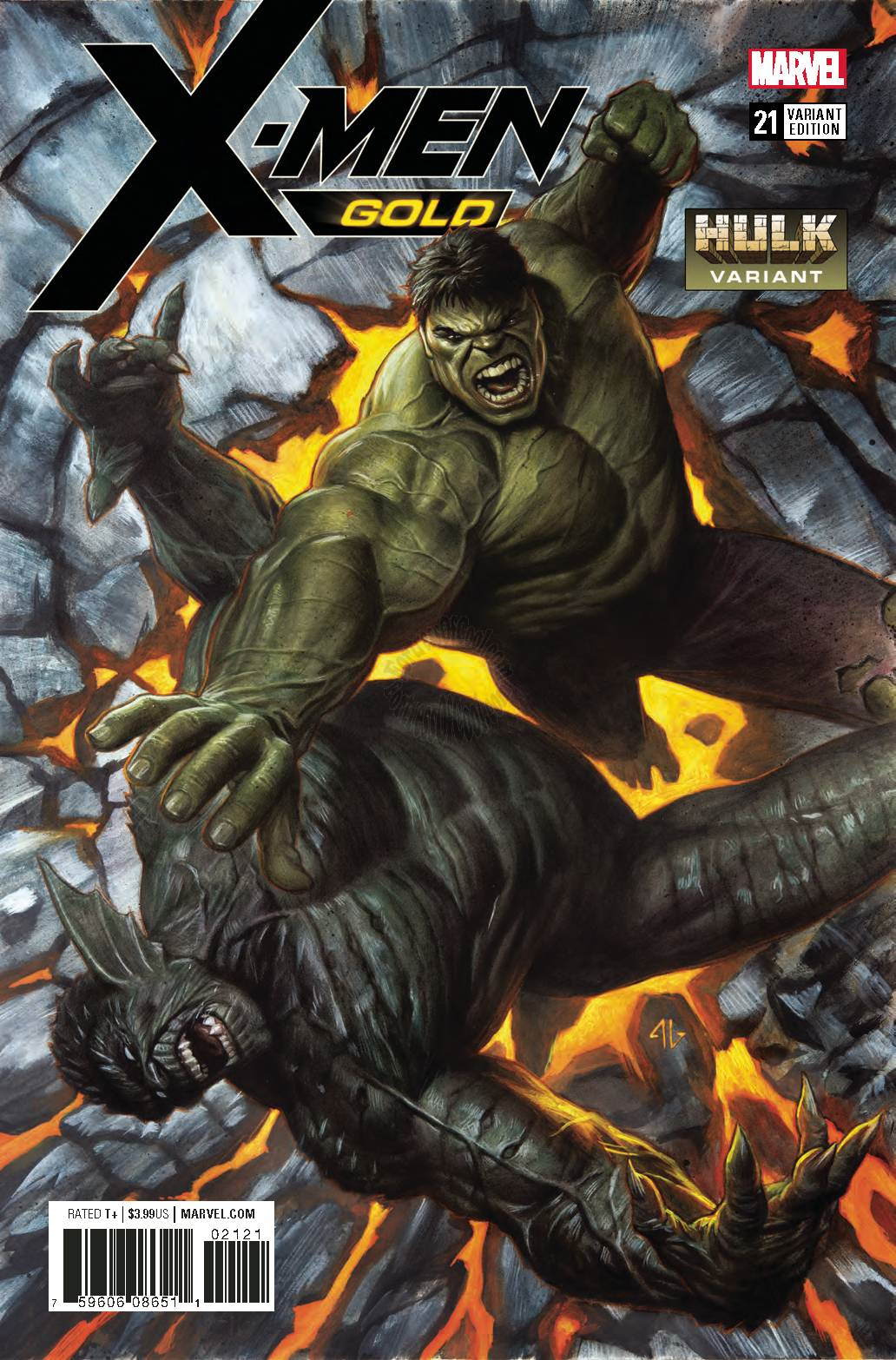 X-MEN GOLD #21 HULK GRANOV VARIANT LEGACY