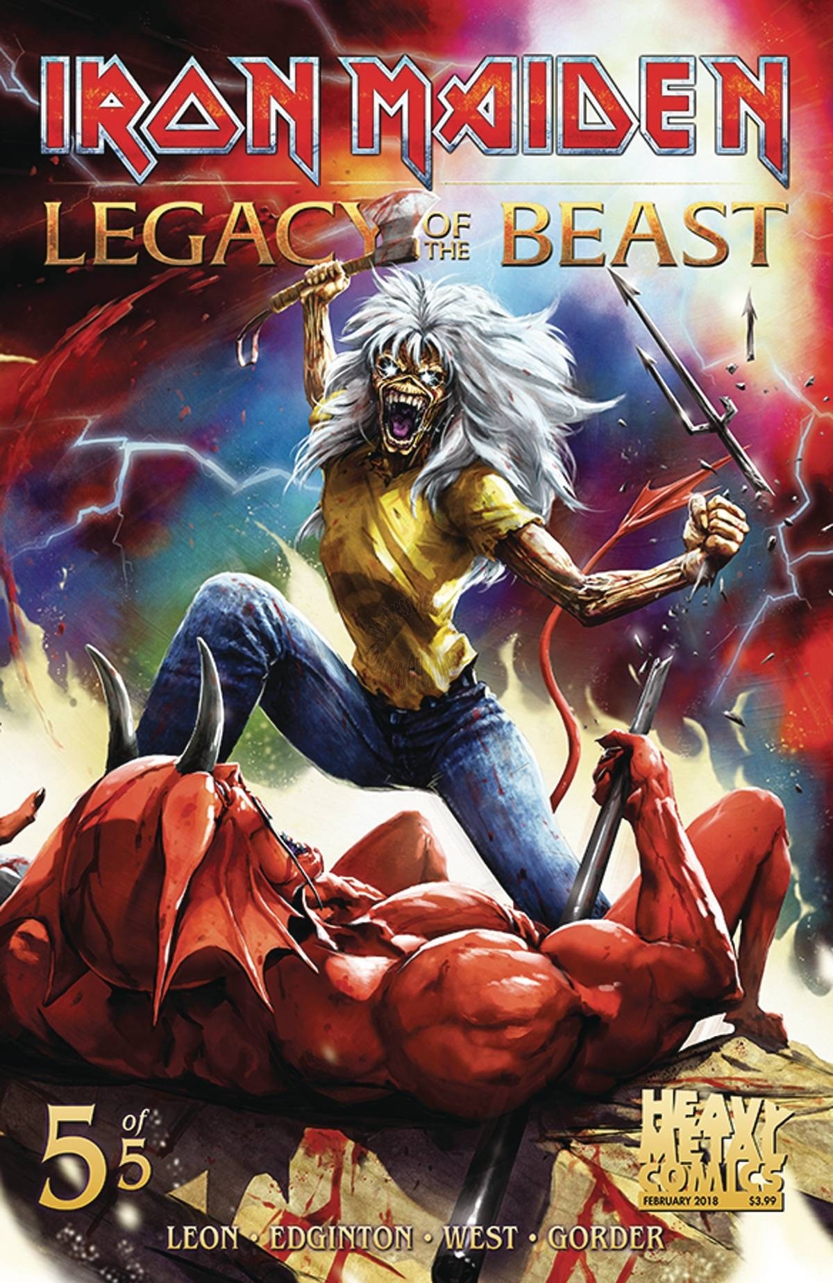 IRON MAIDEN LEGACY OF THE BEAST #5 (OF 5) CVR A CASAS (MR)