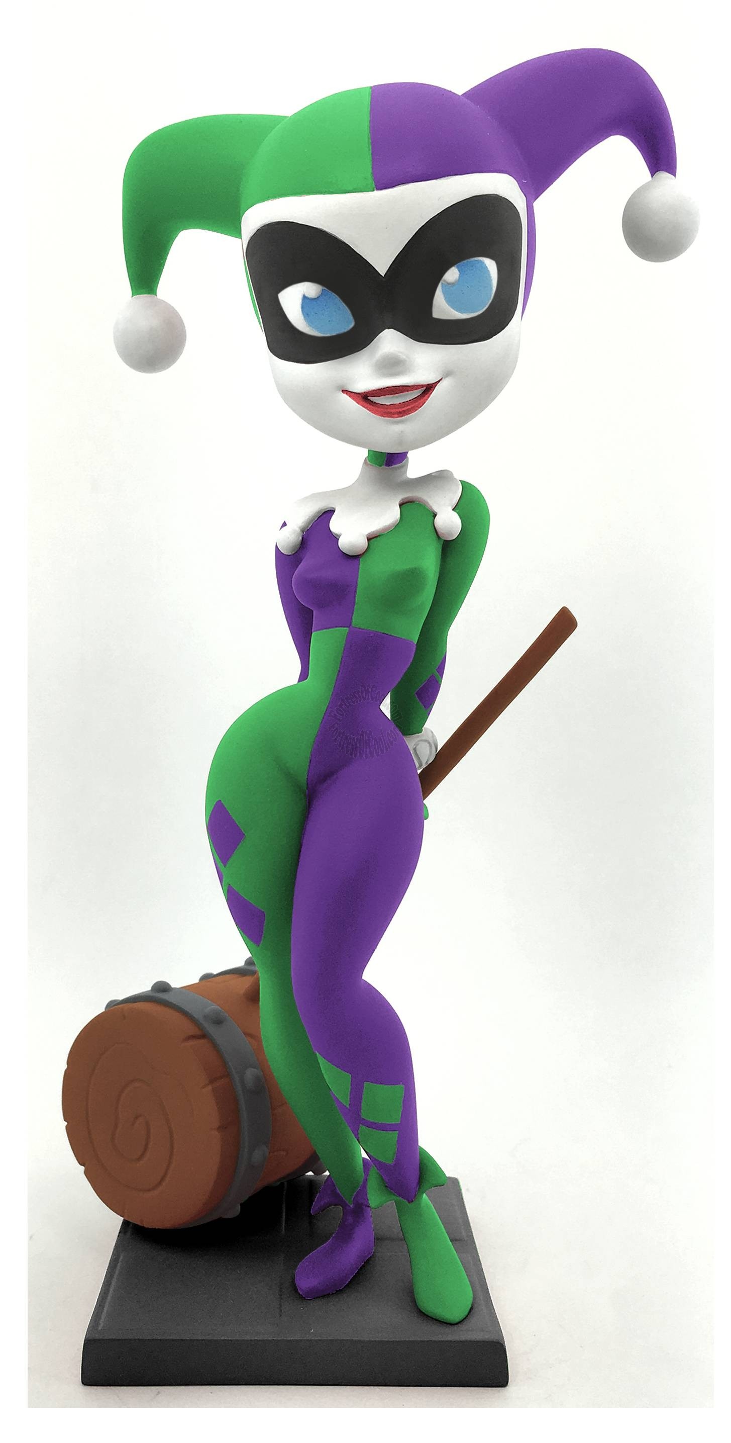 CLASSIC HARLEY GREEN & PURPLE VINYL FIGURE SDCC 2018 EXCLUSIVE