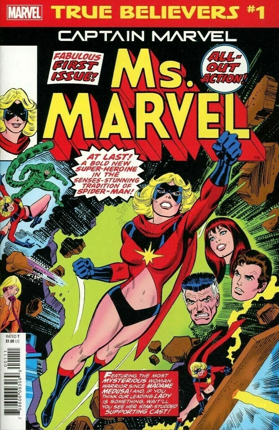 TRUE BELIEVERS CAPTAIN MARVEL MS MARVEL #1