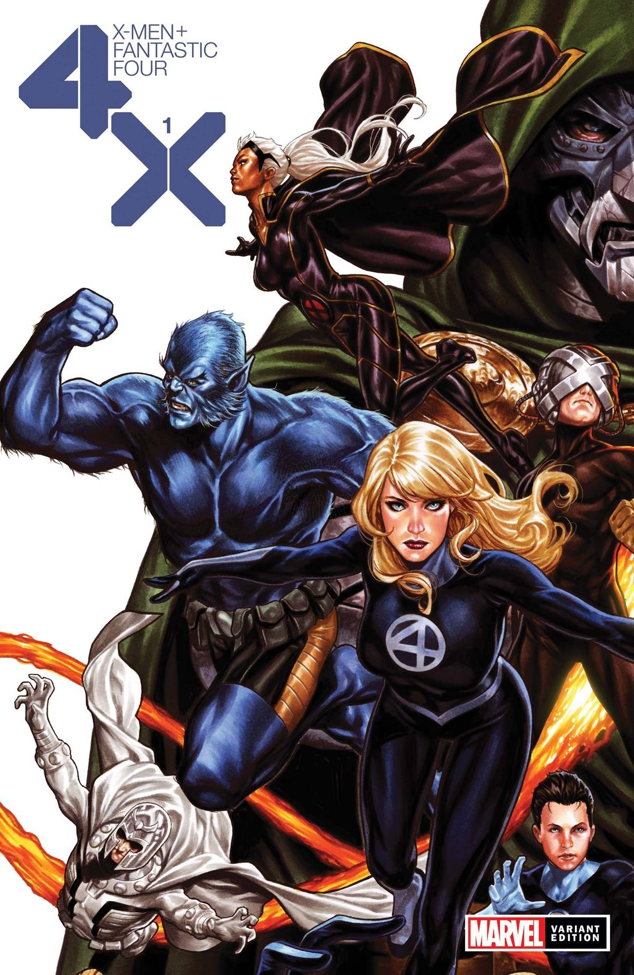 X-MEN FANTASTIC FOUR #1 (OF 4) BROOKS VARIANT