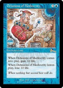 Delusions of Mediocrity - Single Card - Magic The Gathering (MTG)