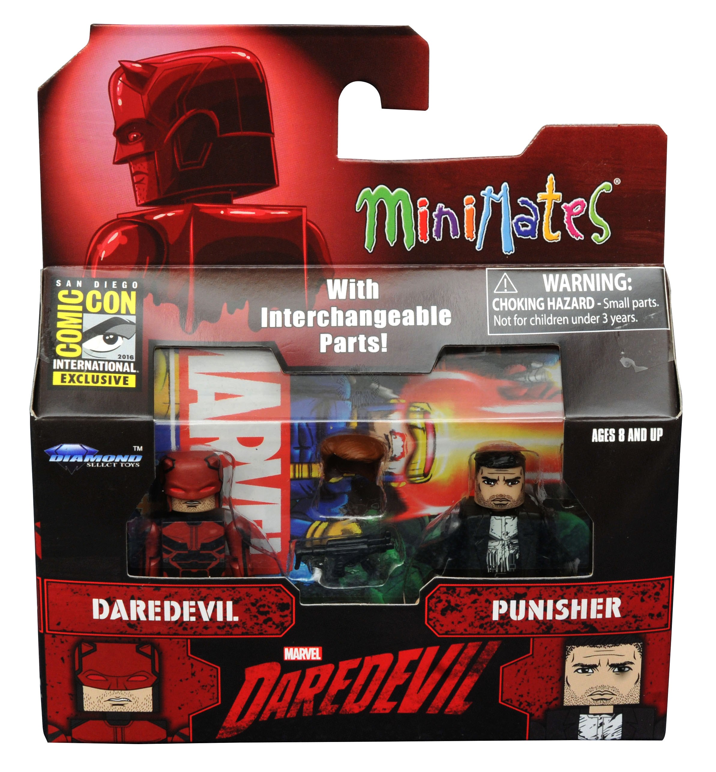 MARVEL MINIMATES DAREDEVIL NETFLIX 2-PACK SDCC 2016 SAN DIEGO COMIC-CON EXCLUSIVE