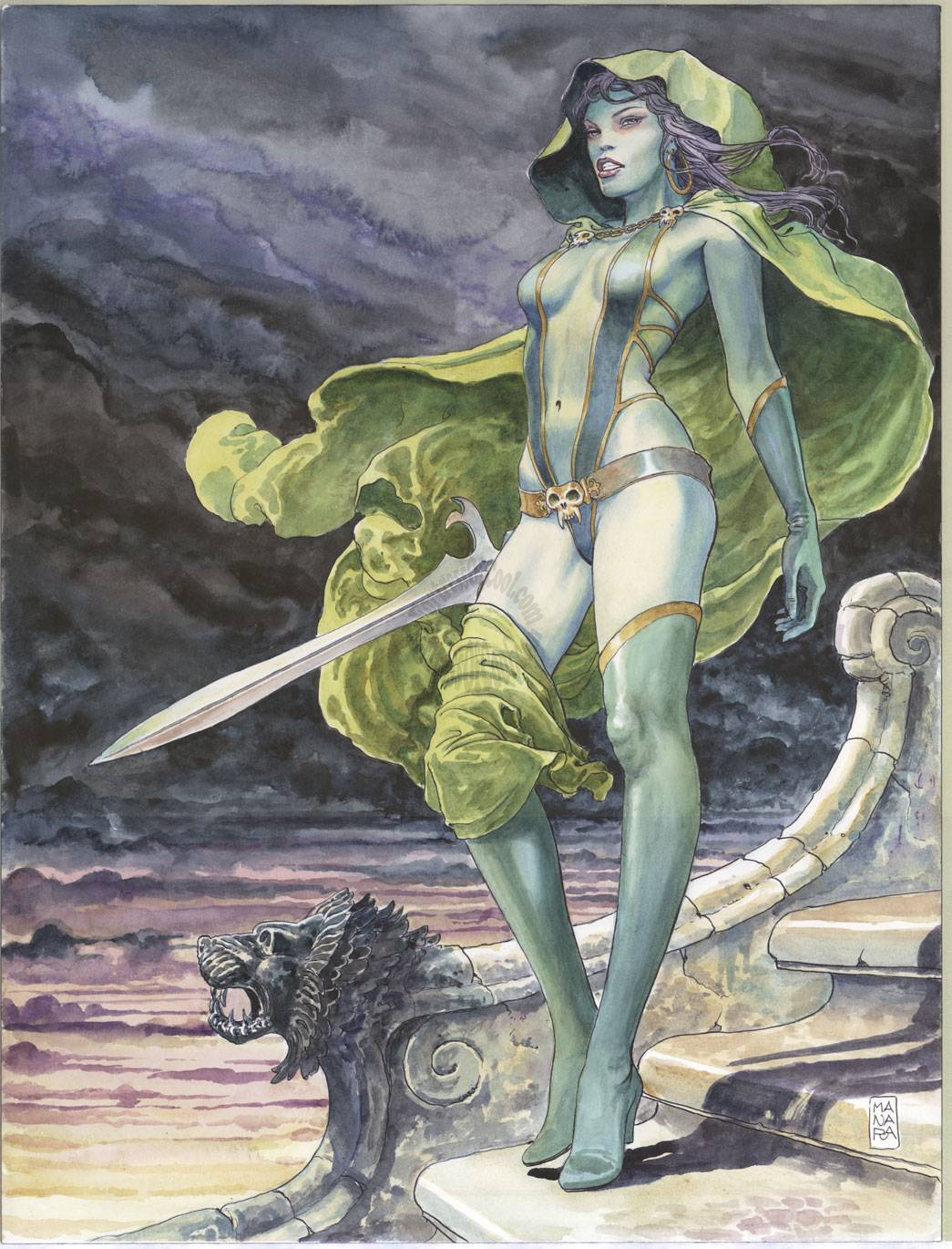 GAMORA BY MANARA POSTER