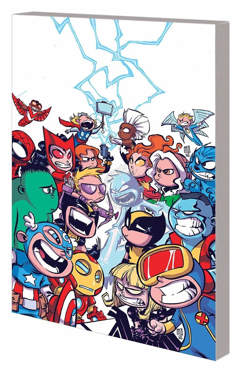 LITTLE MARVEL STANDEE PUNCH-OUT BOOK TPB