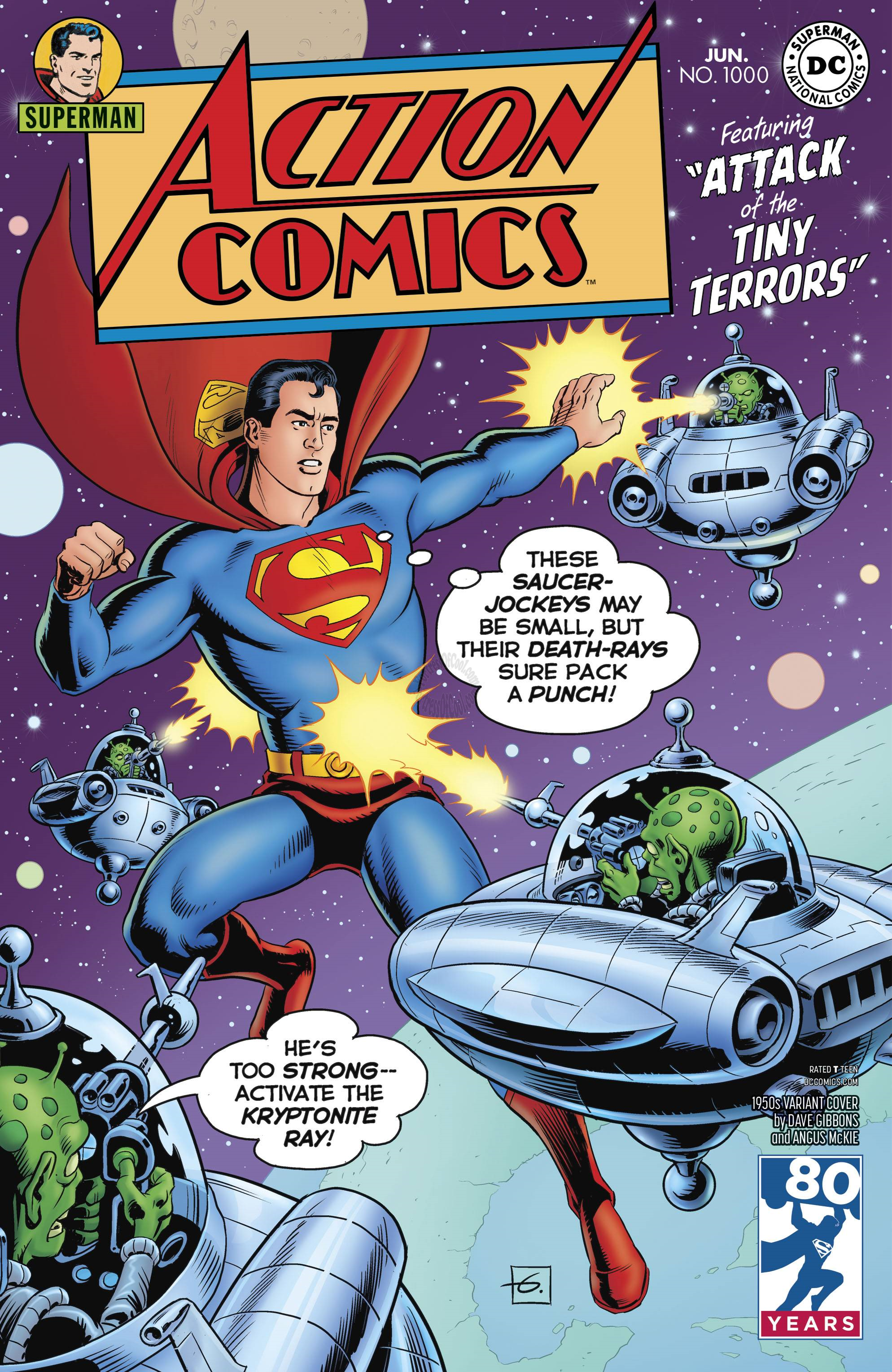 ACTION COMICS #1000 1950S VARIANT