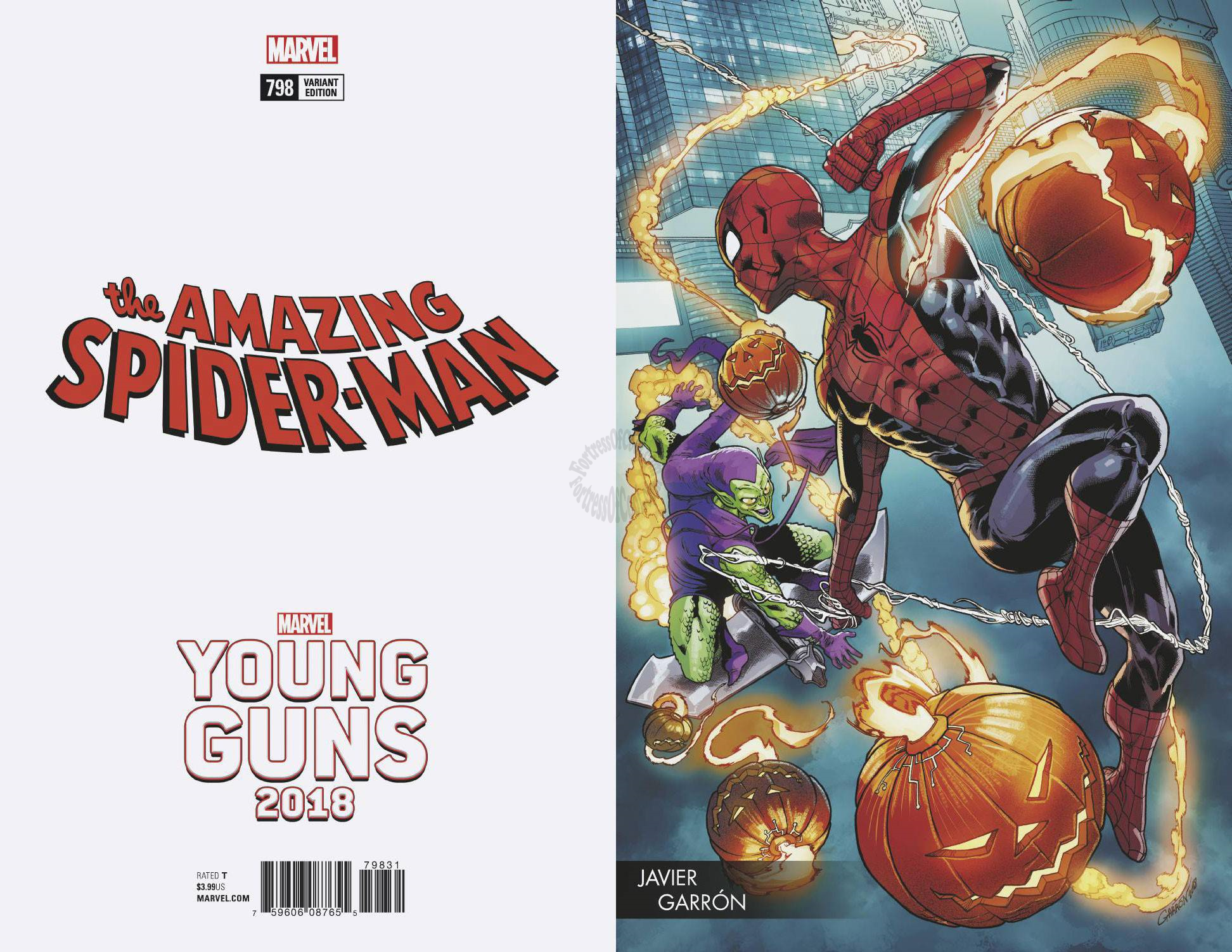 AMAZING SPIDER-MAN #798 GARRON YOUNG GUNS VARIANT LEGACY (First Print)