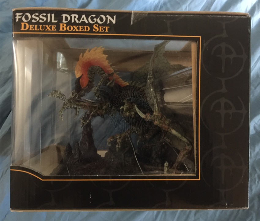 FOSSIL DRAGON CLAN - MCFARLANE DRAGONS SERIES 6 DELUXE BOXED FIGURE