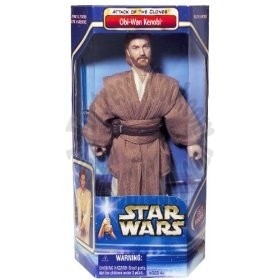 Star Wars Attack of the Clones Obi Wan Kenobi 12" Collectors Figure