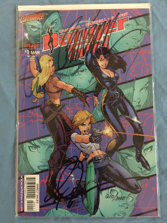 Danger Girl #1 - SIGNED J SCOTT CAMPBELL - DYNAMIC FORCES LIMITED EDITION #610 of 1000