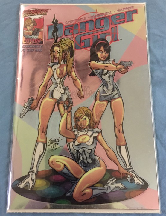 Danger Girl #1 - GO GO CHROMIUM (CHROME) VARIANT