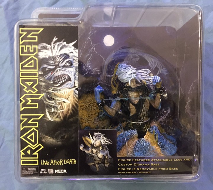 IRON MAIDEN EDDIE "LIVE AFTER DEATH" ACTION FIGURE