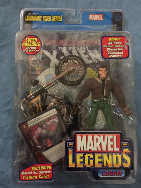 Logan (w/Motorcycle) Marvel Legends Series 11 (Legendary Riders Series) Figure