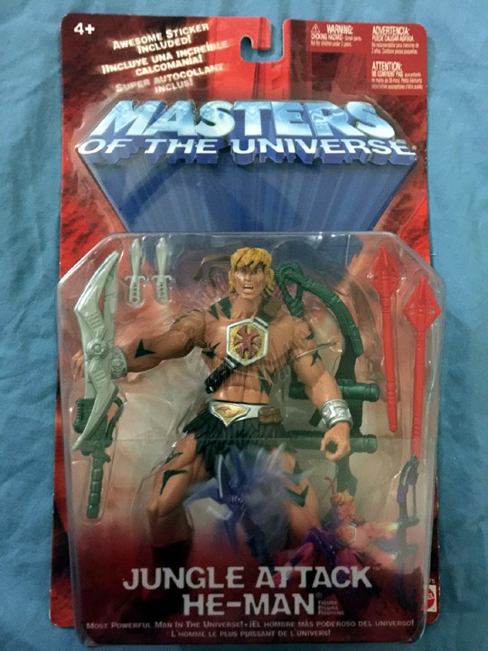 JUNGLE ATTACK HE-MAN - MASTERS OF THE UNIVERSE HEROES WAVE 2 - MOTU - ACTION FIGURE