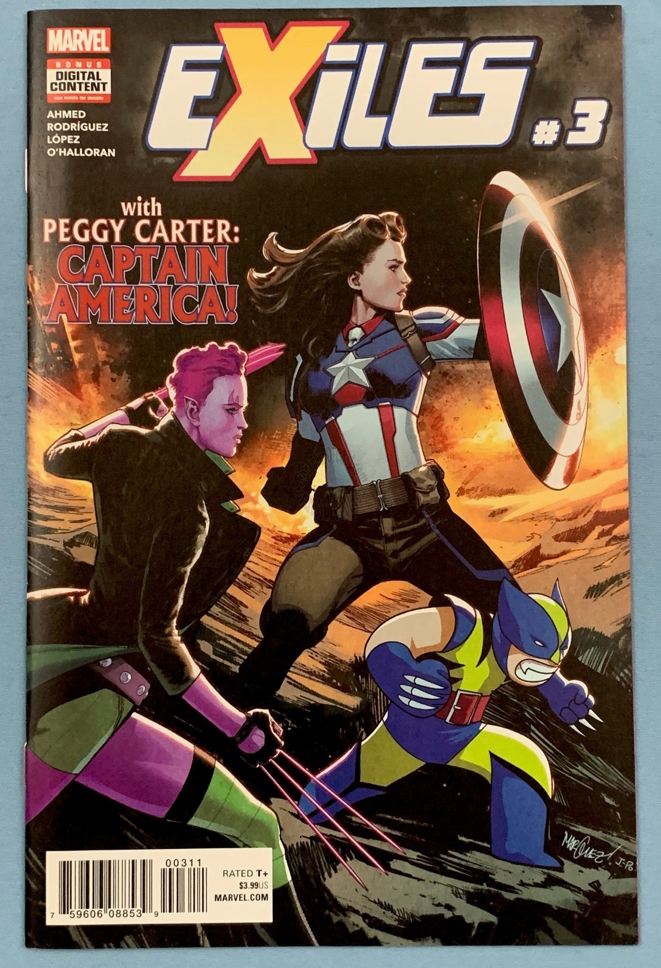 EXILES #3 (First Appearance of Peggy Carter Captain America)