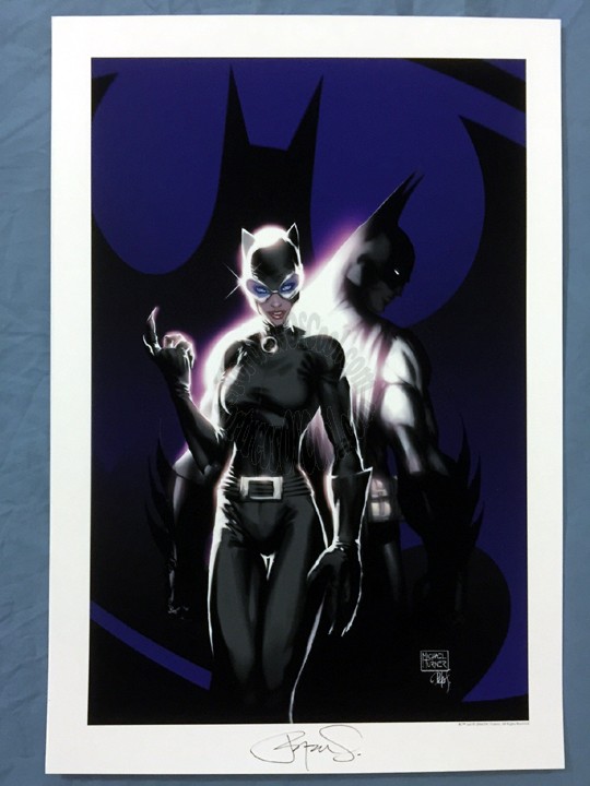 Michael Turner - Batman and Catwoman Signed Art Print