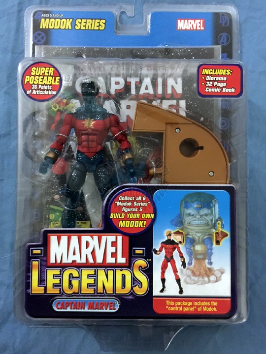 CAPTAIN MARVEL - GENIS-VELL VARIANT MARVEL LEGENDS SERIES 15 (MODOK) ACTION FIGURE