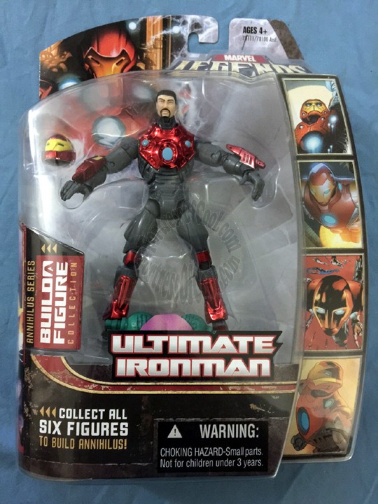 ULTIMATE IRON MAN (Helmet Off) - Marvel Legends Annihilus Series Figure