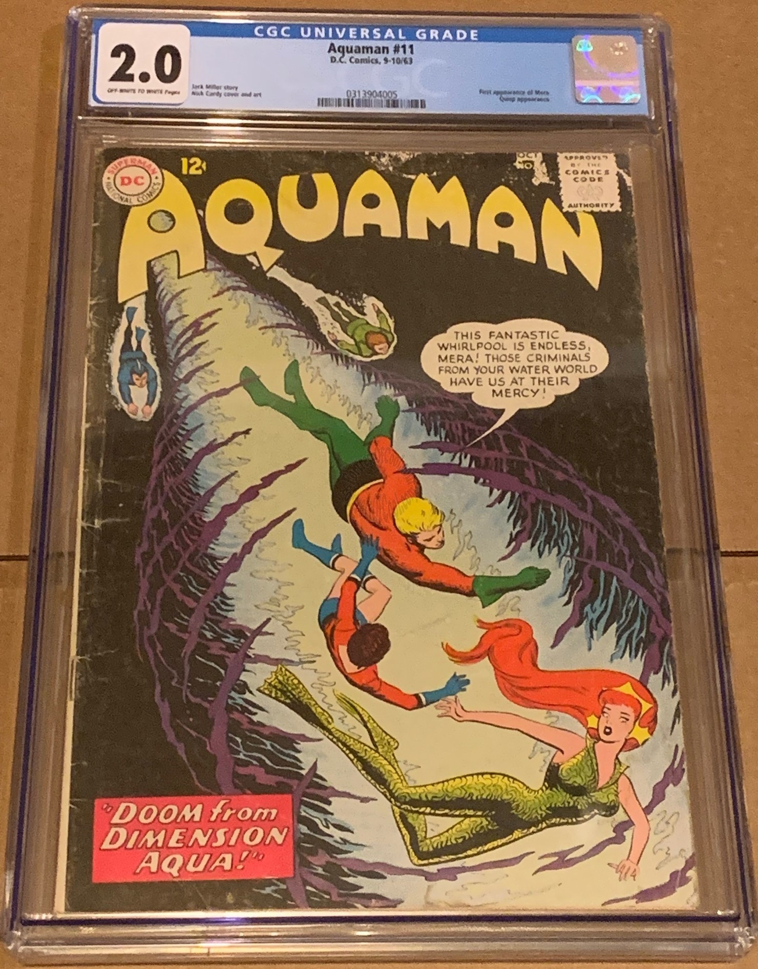 Aquaman #11 (First appearance of Mera) CGC 2.0