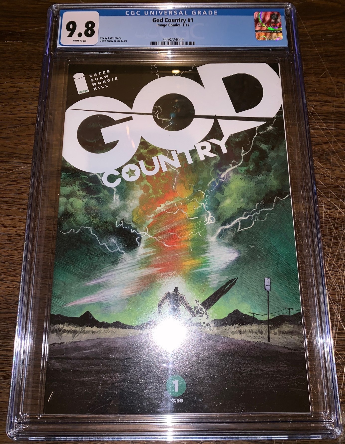 GOD COUNTRY #1 CVR A SHAW & STEWART (MR) CGC 9.8
