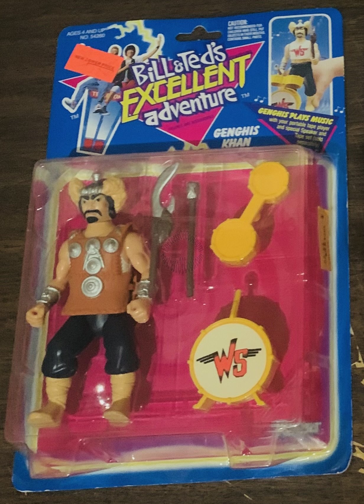 Bill & Ted's Excellent Adventure GENGHIS KHAN. Figure