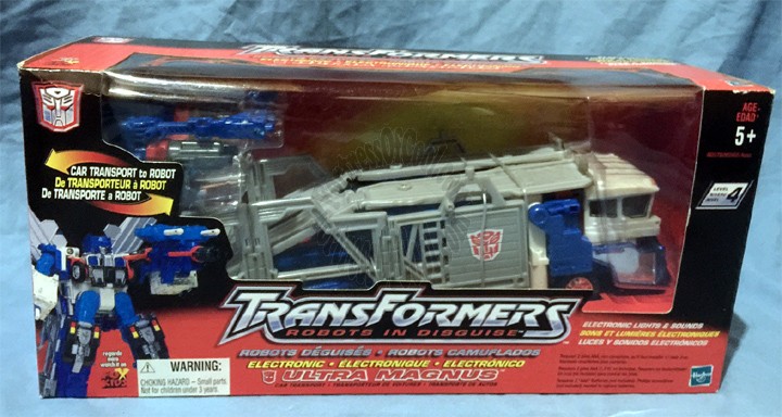 Transformers RID Robots in Disguise Deluxe Electronic light & Sound ULTRA MAGNUS Transport Truck (2001 Hasbro) - relisted under different item number