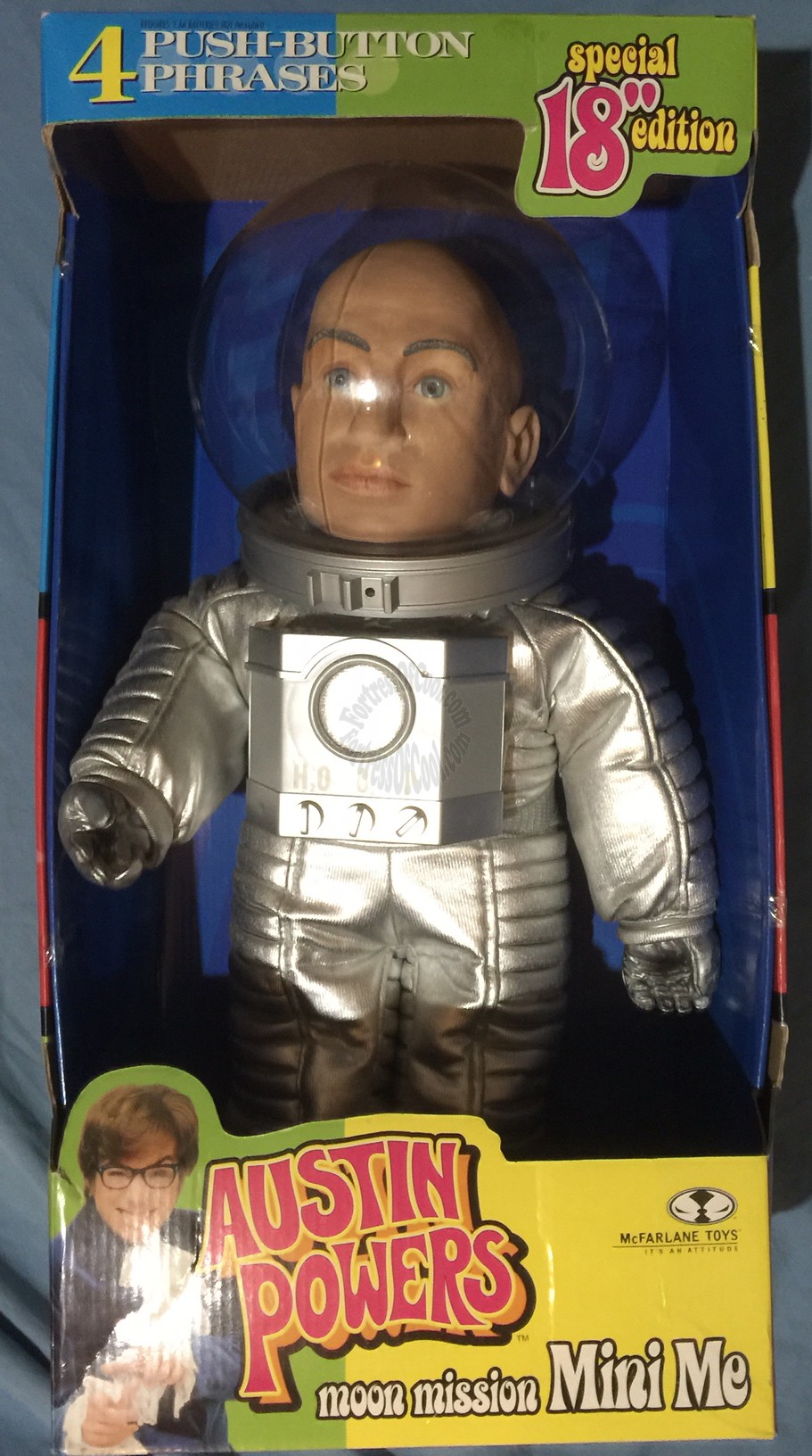 AUSTIN POWERS 18 INCH MINI ME IN SPACESUIT MOON MISSION ULTRA ACTION FIGURE