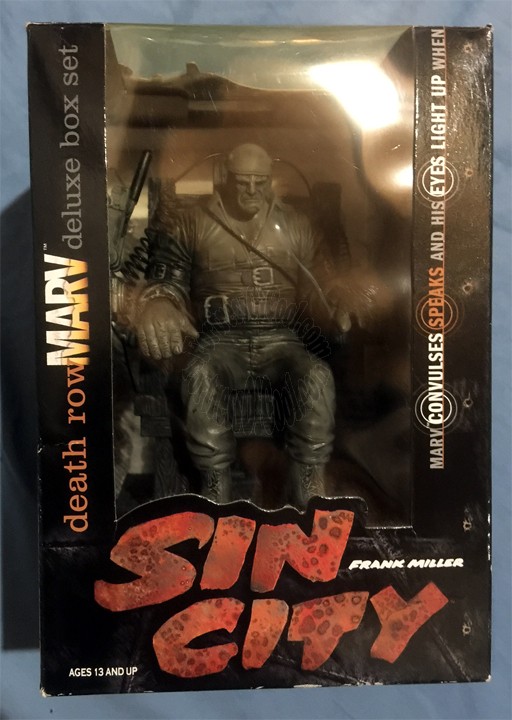 SIN CITY DEATH ROW MARV ELECTRIC CHAIR ACTION FIGURE 