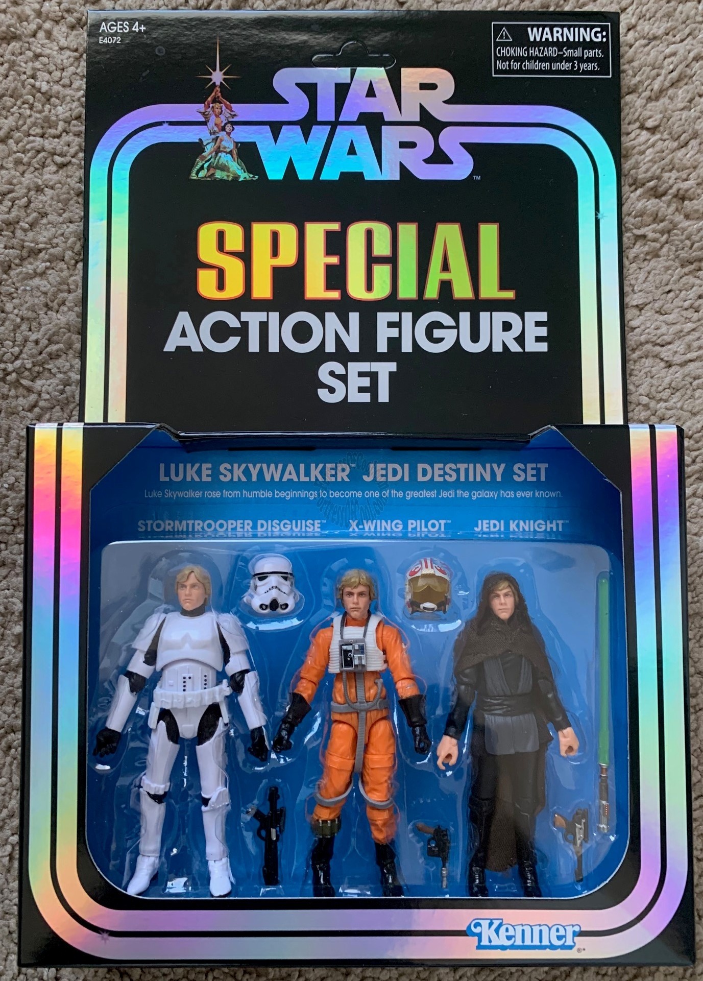  LUKE SKYWALKER JEDI DESTINY SDCC 2019 EXCLUSIVE STAR WARS BLACK SERIES SET 