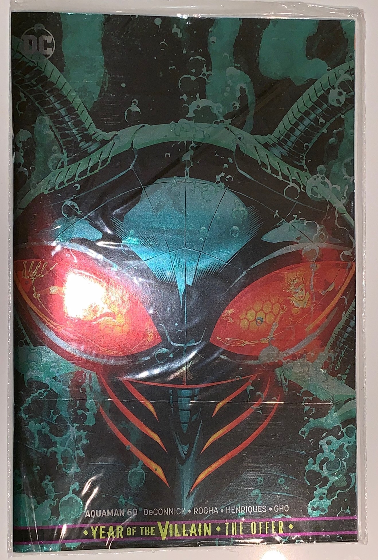 AQUAMAN #50 SDCC 2019 EXCLUSIVE SILVER FOIL RYAN SOOK VARIANT