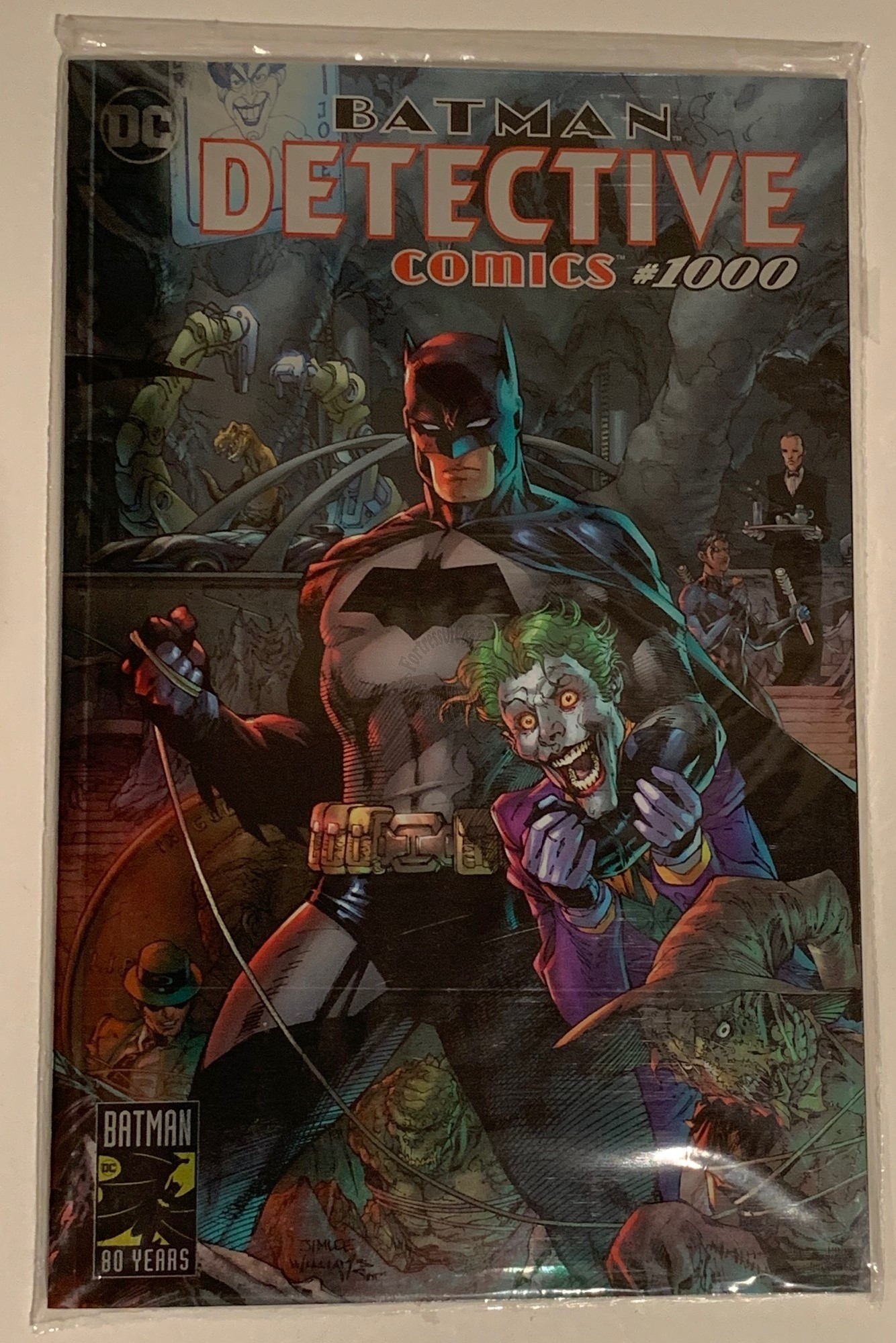 DETECTIVE COMICS #1000 SDCC 2019 EXCLUSIVE SILVER FOIL JIM LEE VARIANT